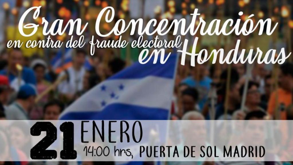 Cartel Gran Concentración Honduras